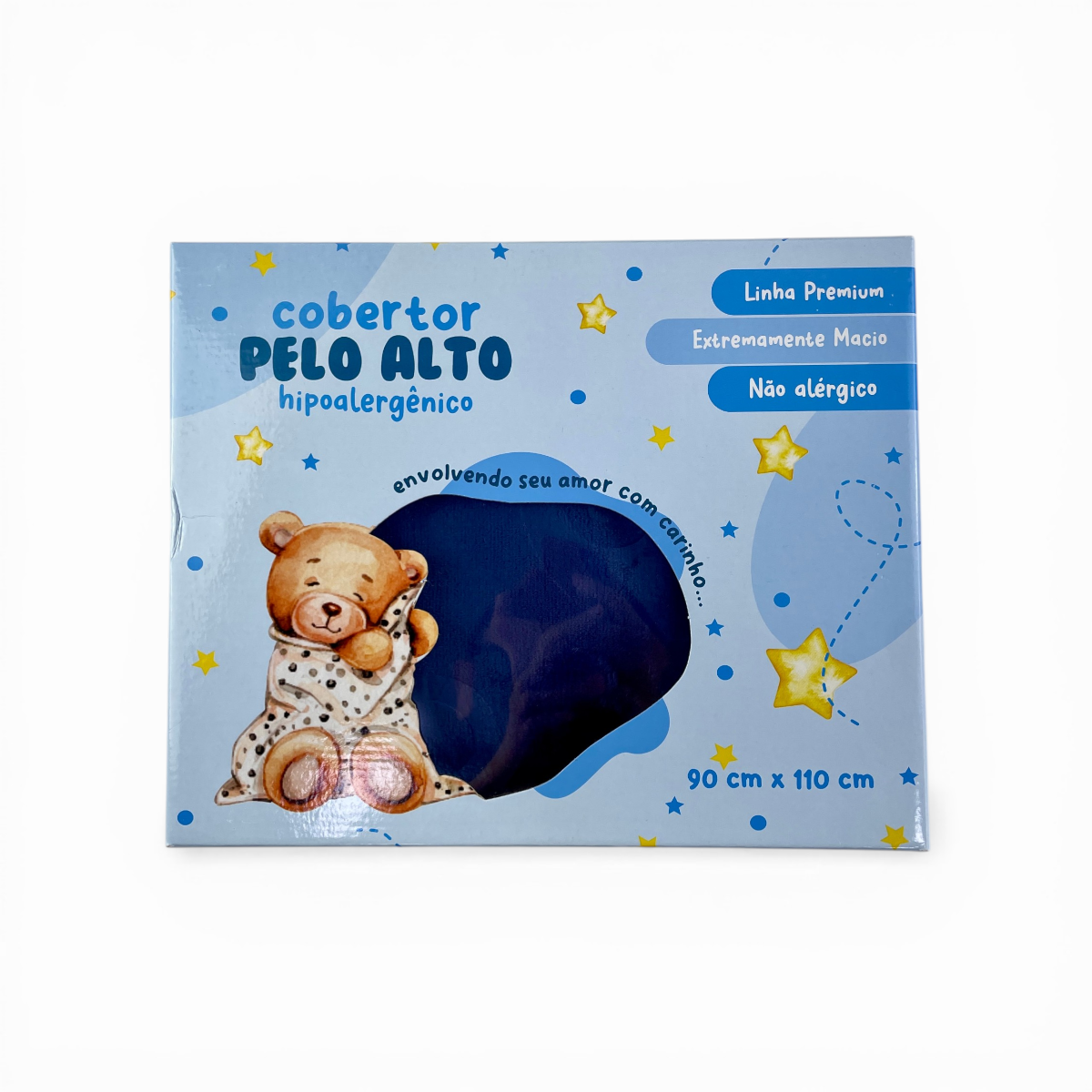 Cobertor Bebê Hazime Pelo Alto Macio 90x110cm