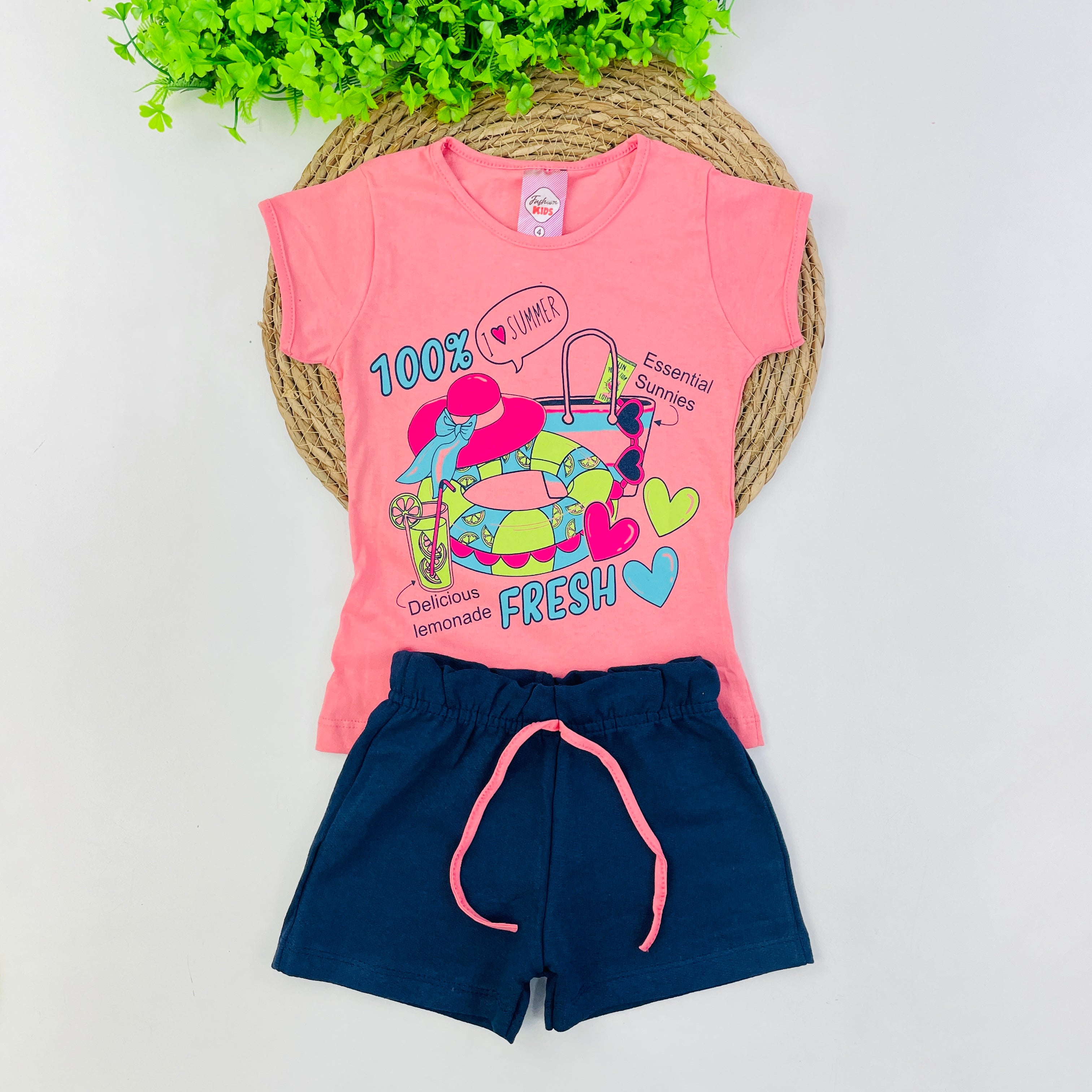 Conjunto Fashion Kids Infantil Menina 100% Fresh