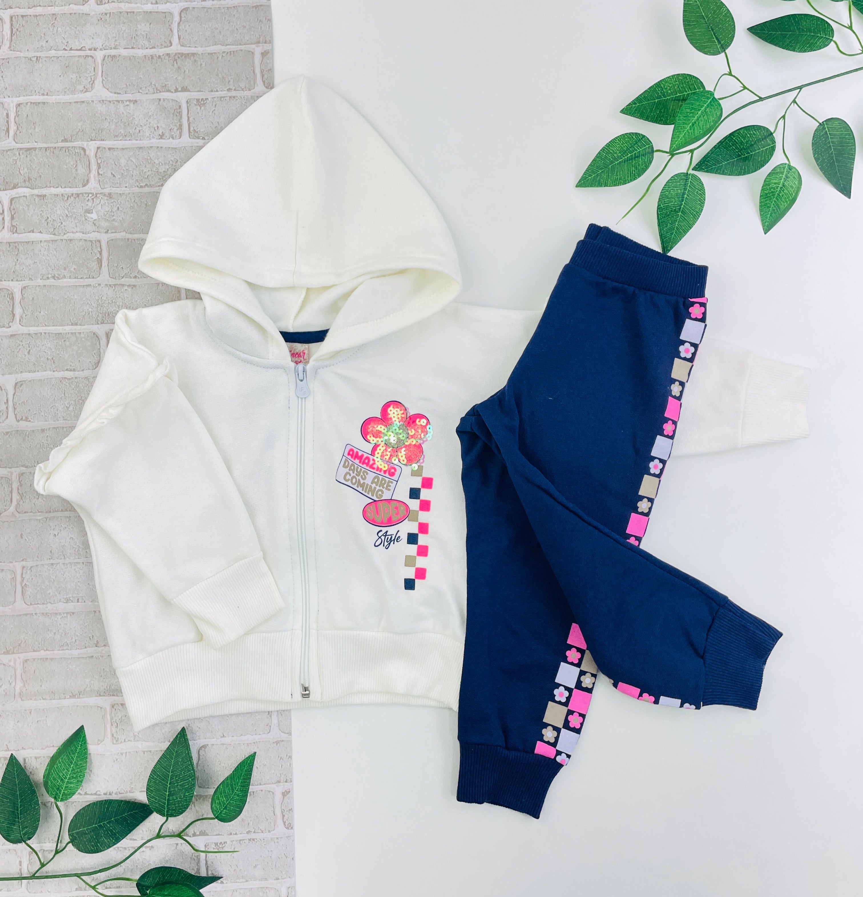 Conjunto Feminino Brincar E Arte Jaqueta Amazing Moletom