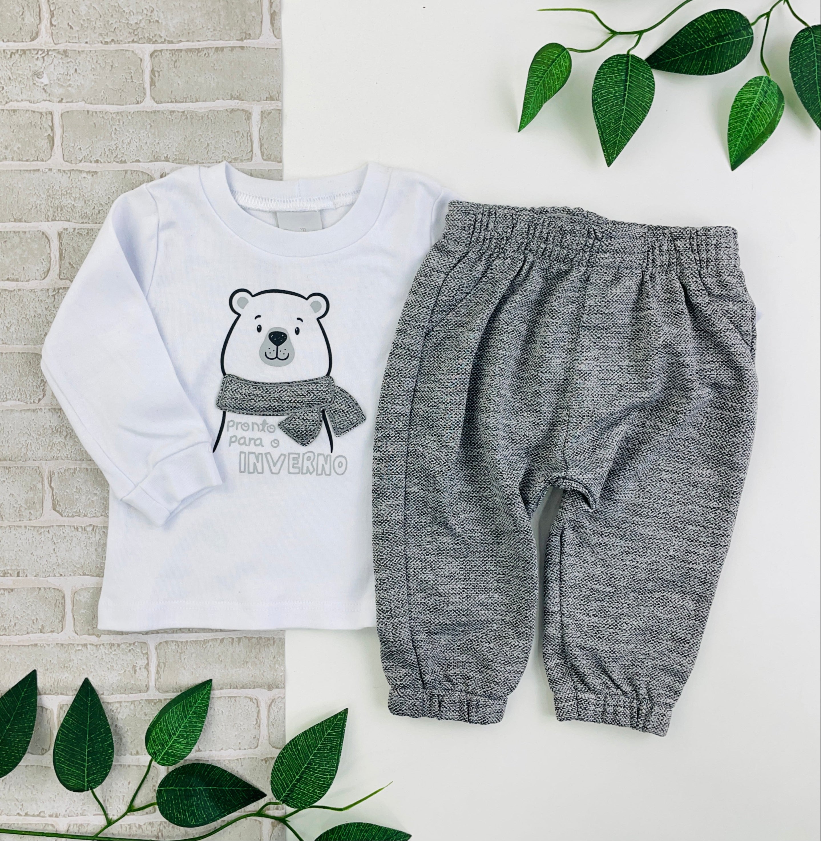 Conjunto Pulla Bulla Pronto Para O Inverno