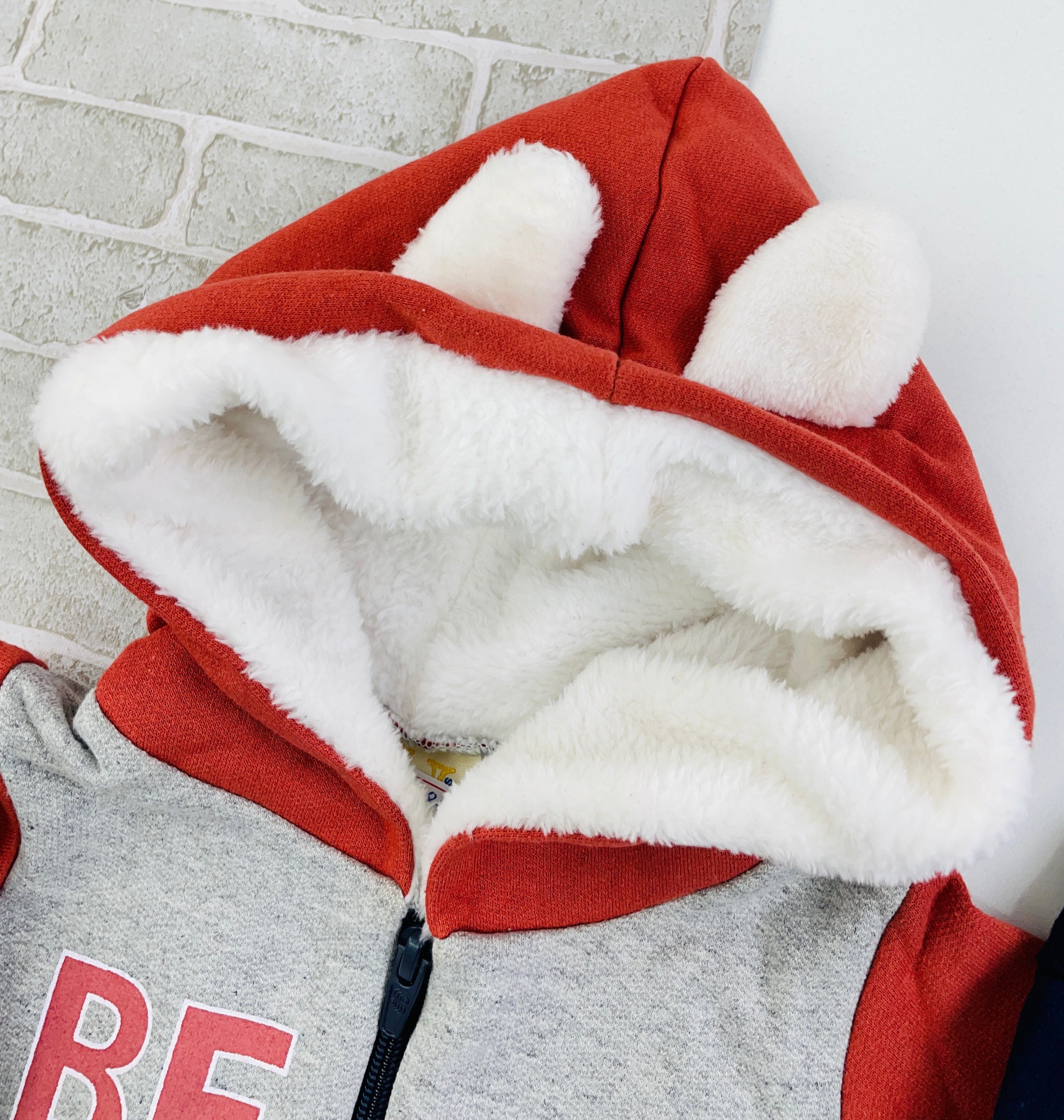 Conjunto Masculino Hrradinhos Bear Friends Com Capuz Orelinha