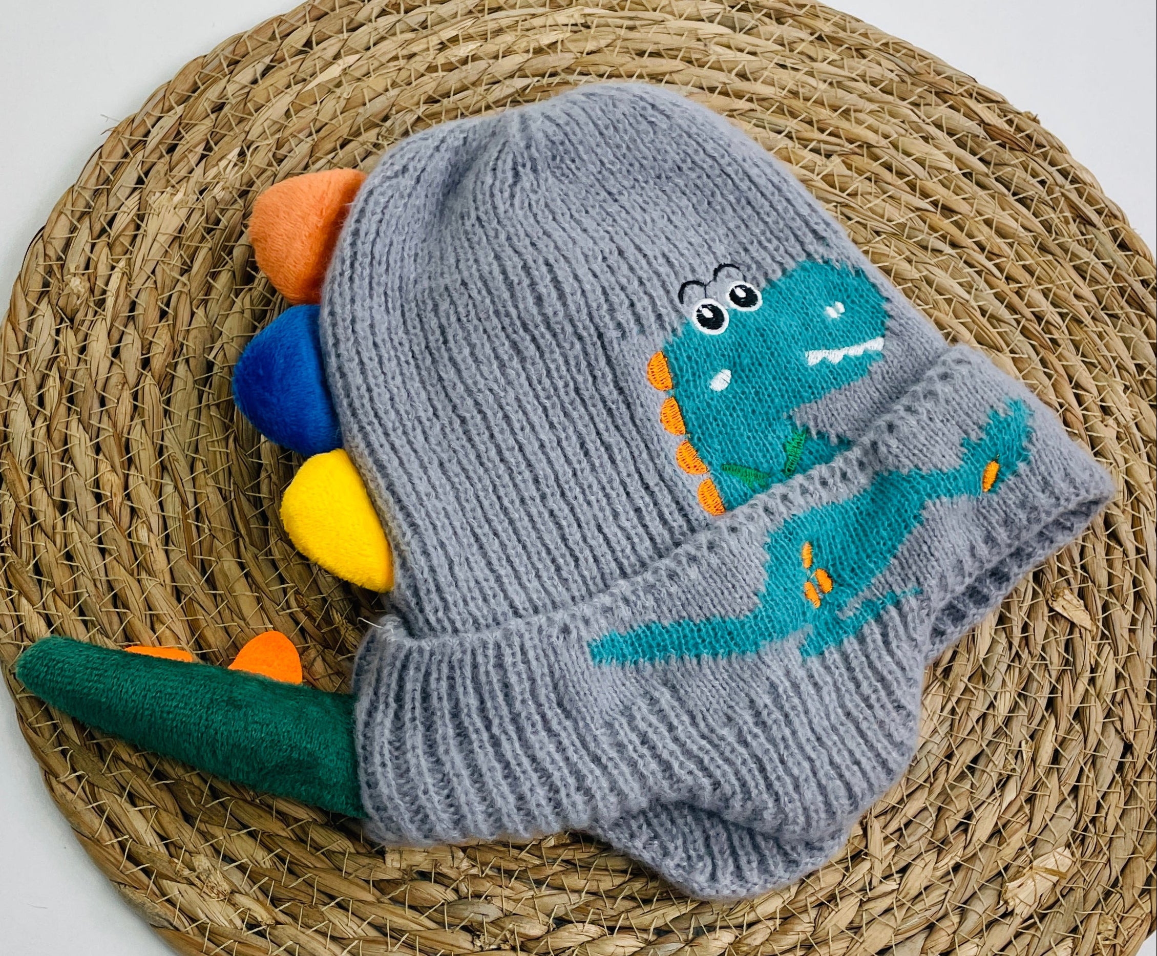 Touca Tricot Dinossauro