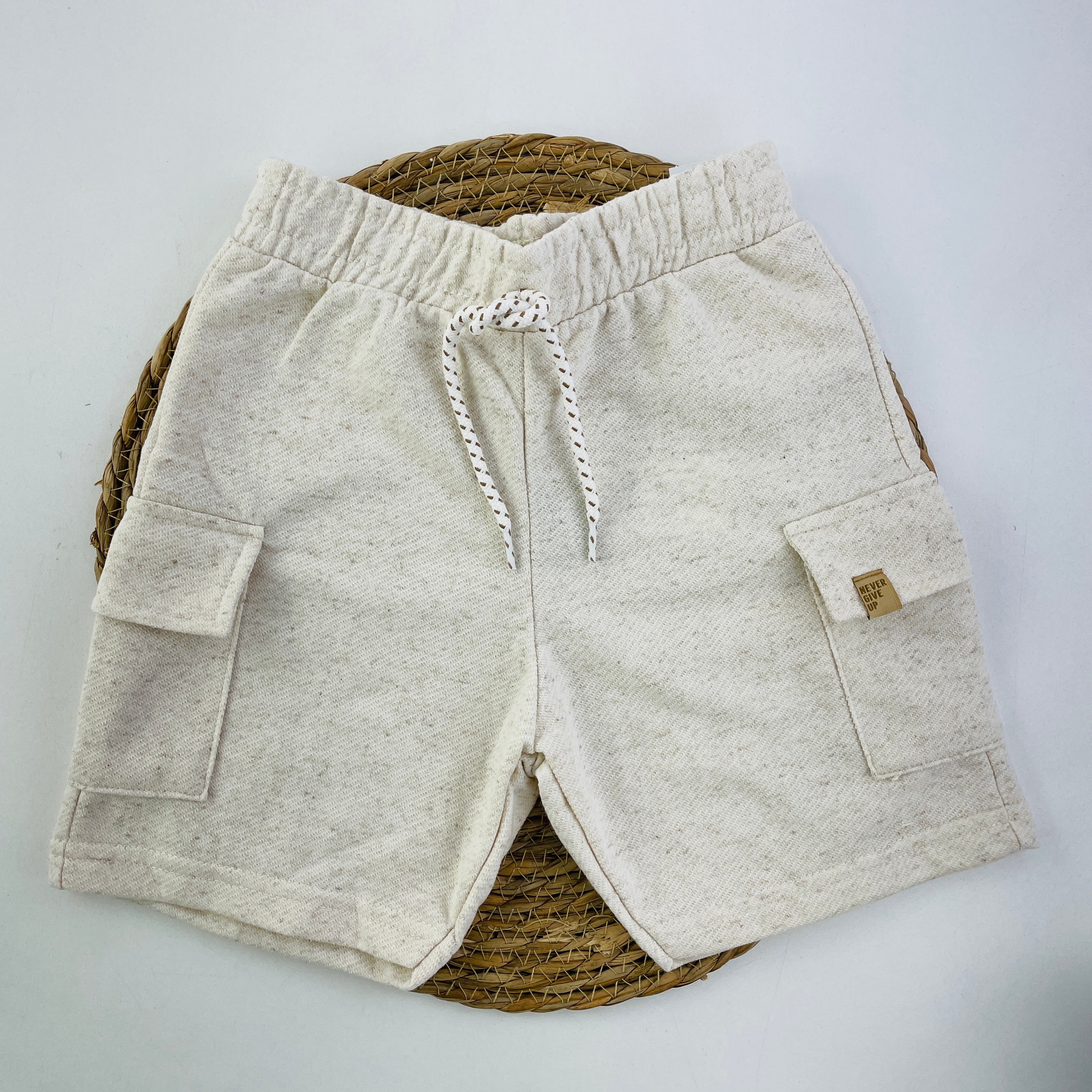 Bermuda Masculino Brincar e Arte Moletinho Linho Bolso