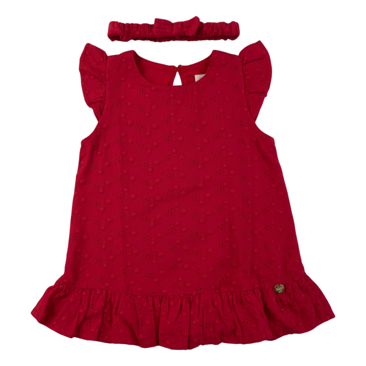 Vestido Have Fun Delicadeza Laise Com Faixa De Cabelo