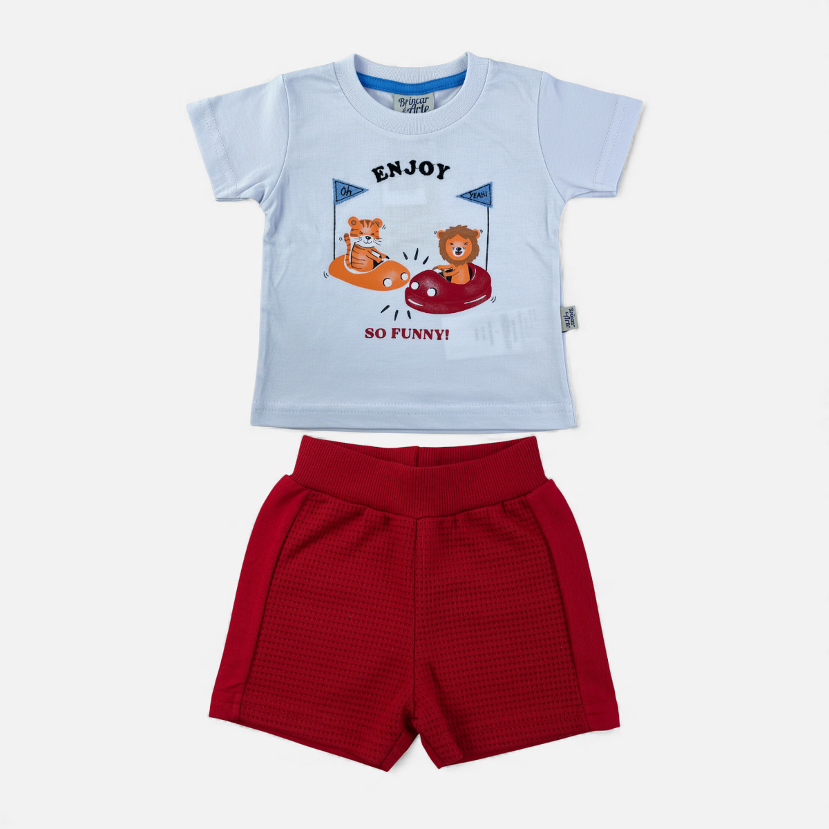 Conjunto Masculino Brincar E Arte Enjoy so Funny