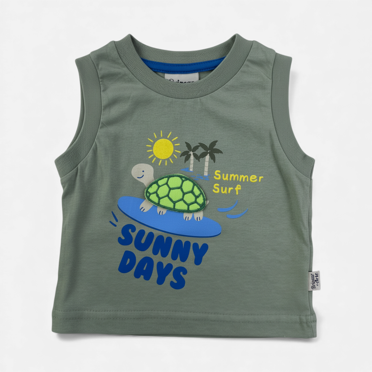 Conjunto Masculino Brincar e Arte Summer Surf Tartaruga