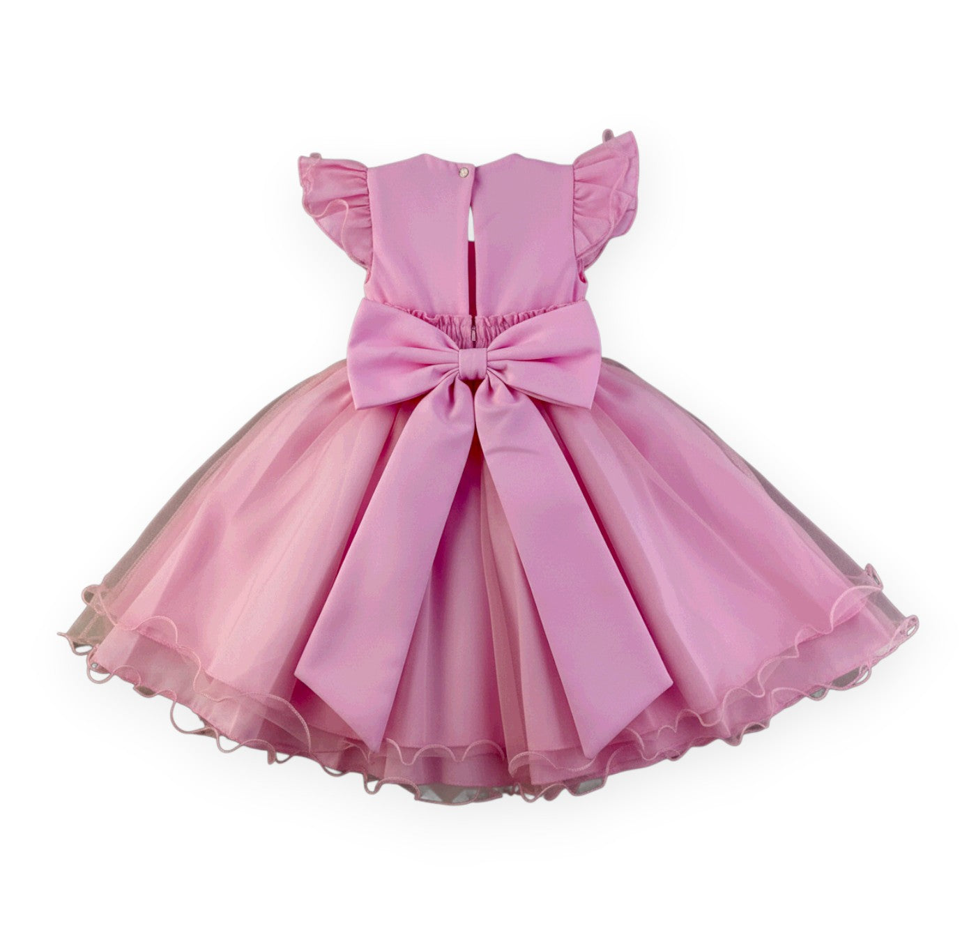 Vestido Festa D-Luxe Strass Com Cinto De Perolas