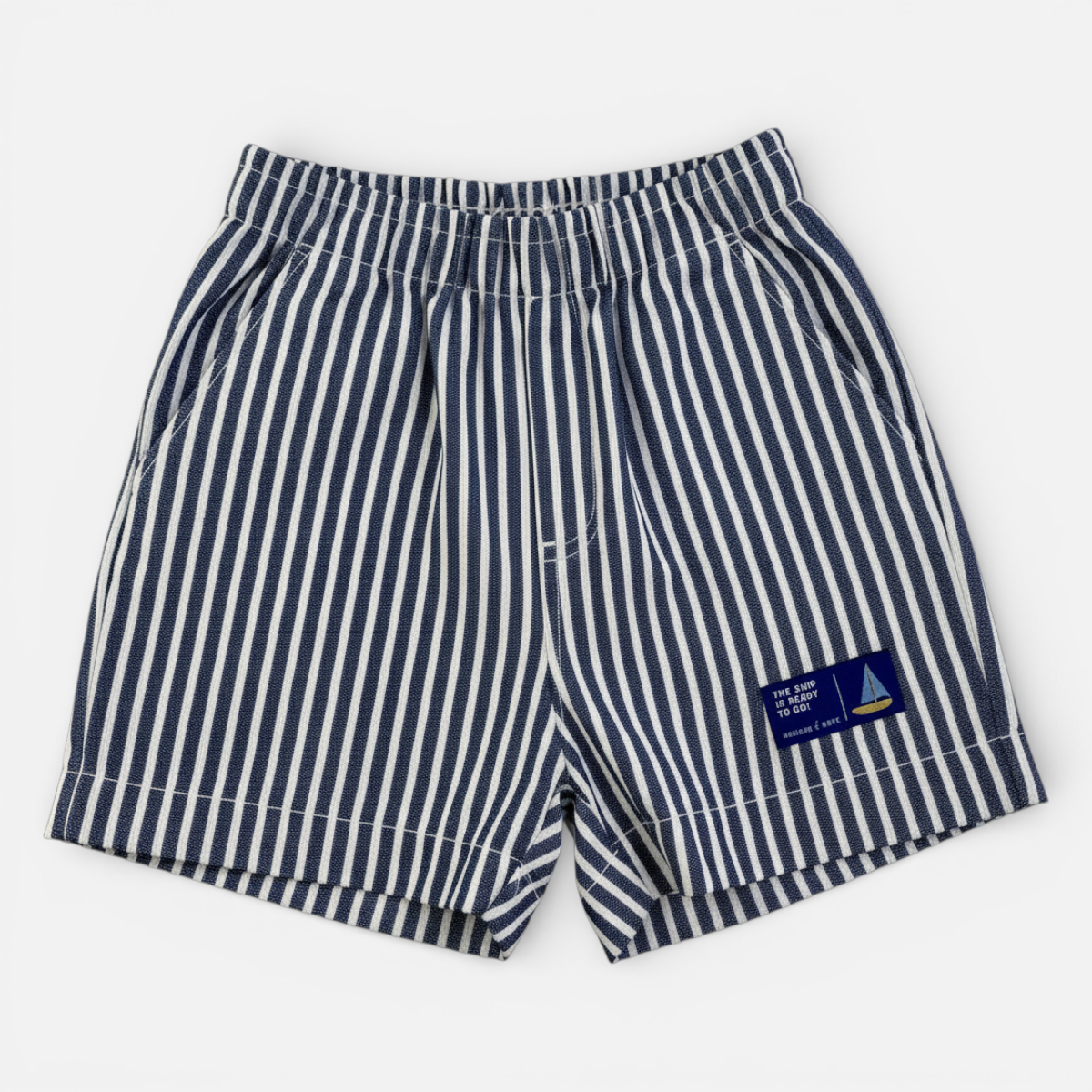 Conjunto Masculino Infantil Brincar e Arte Coqueiro e Barco