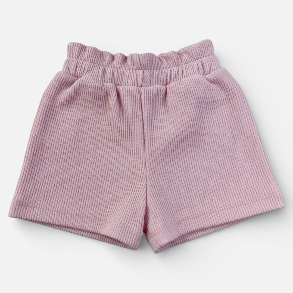 Short Feminino Infantil Brincar e Arte em Ribana Texturizada com Strass