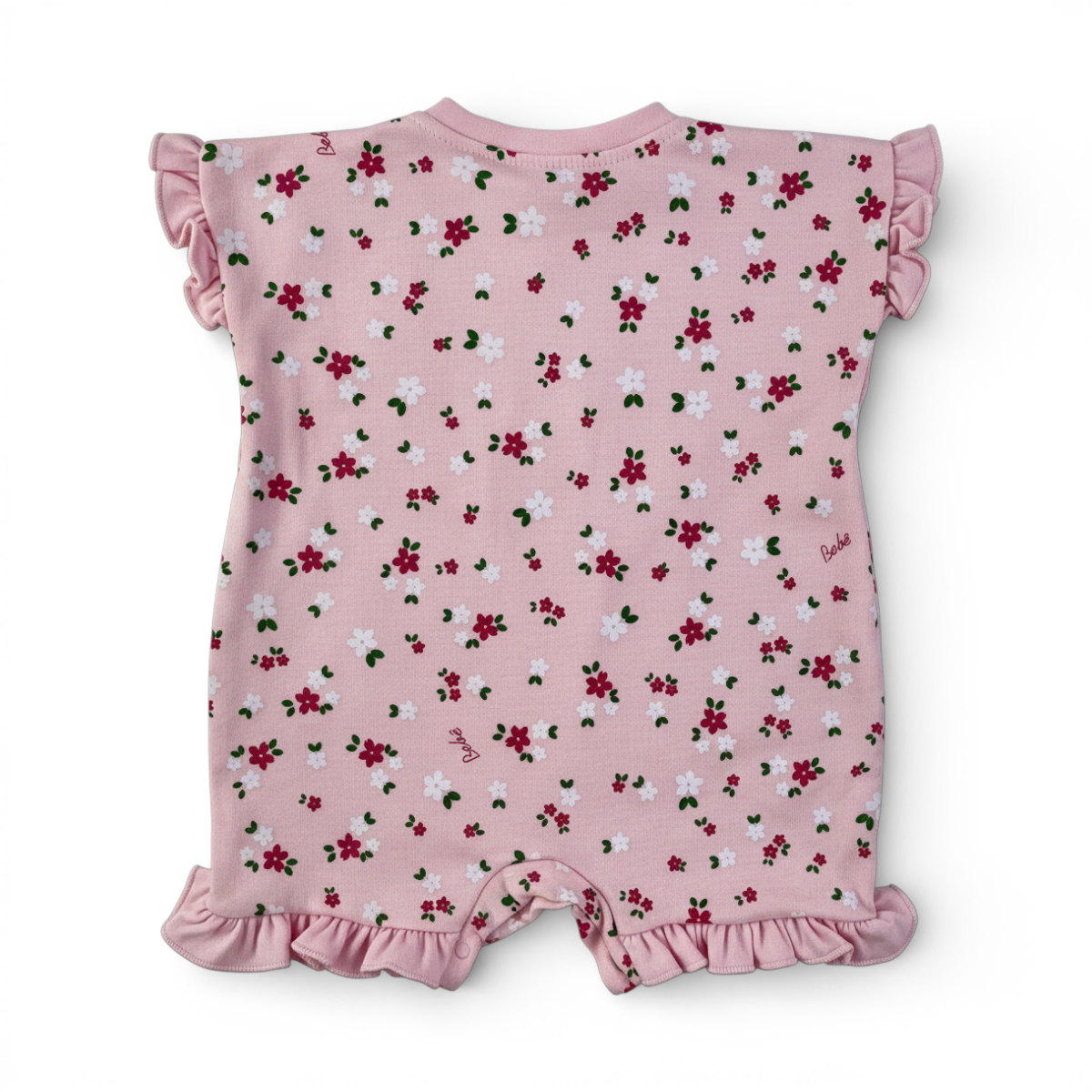 Macaquinho Feminino Infantil Curioso Corações Floral