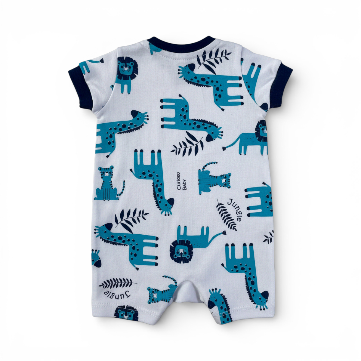 Macaquinho Masculino Infantil Curioso Girafa Jungle