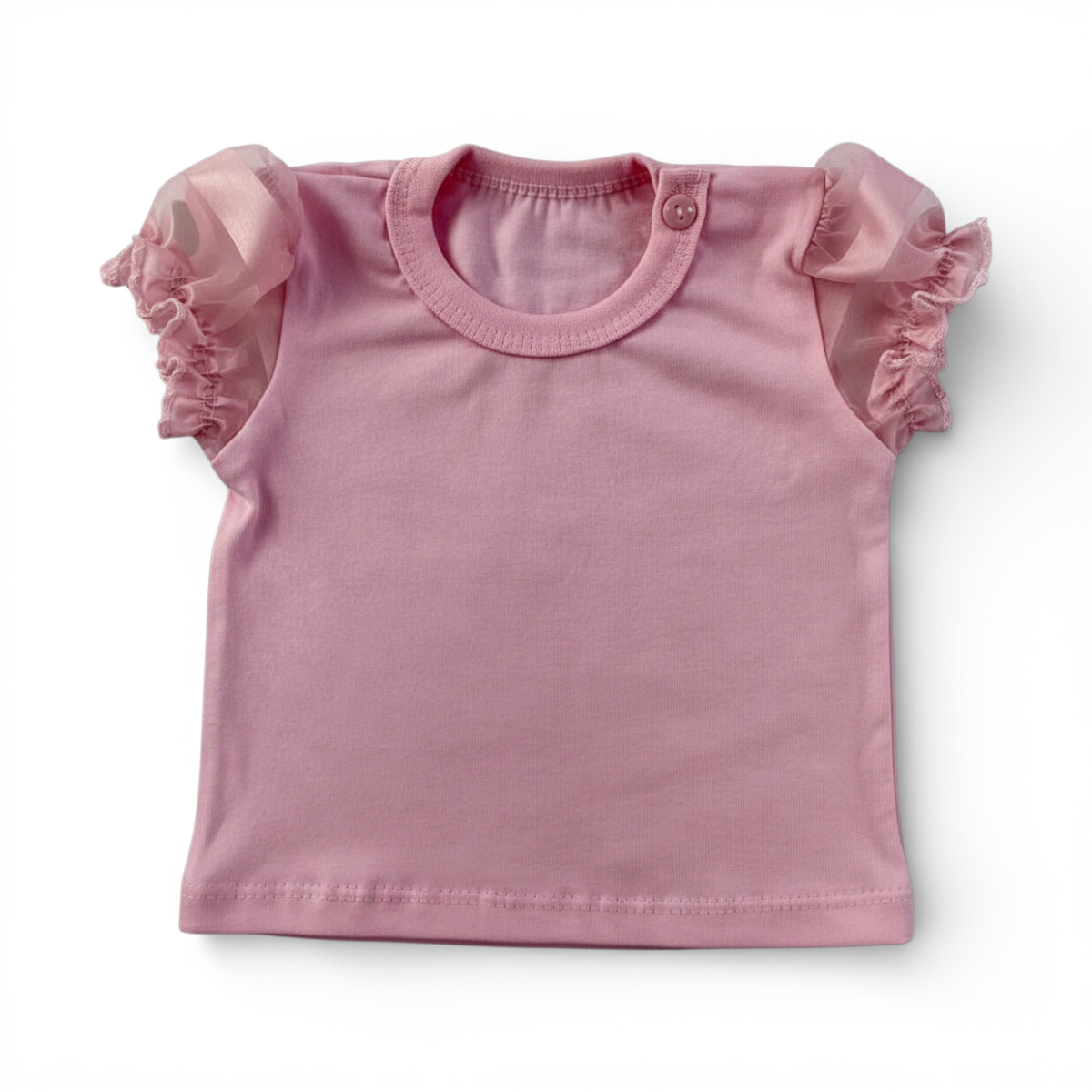 Jardineira Feminina Infantil Brokinha Lacinho e Bordado Com Blusa