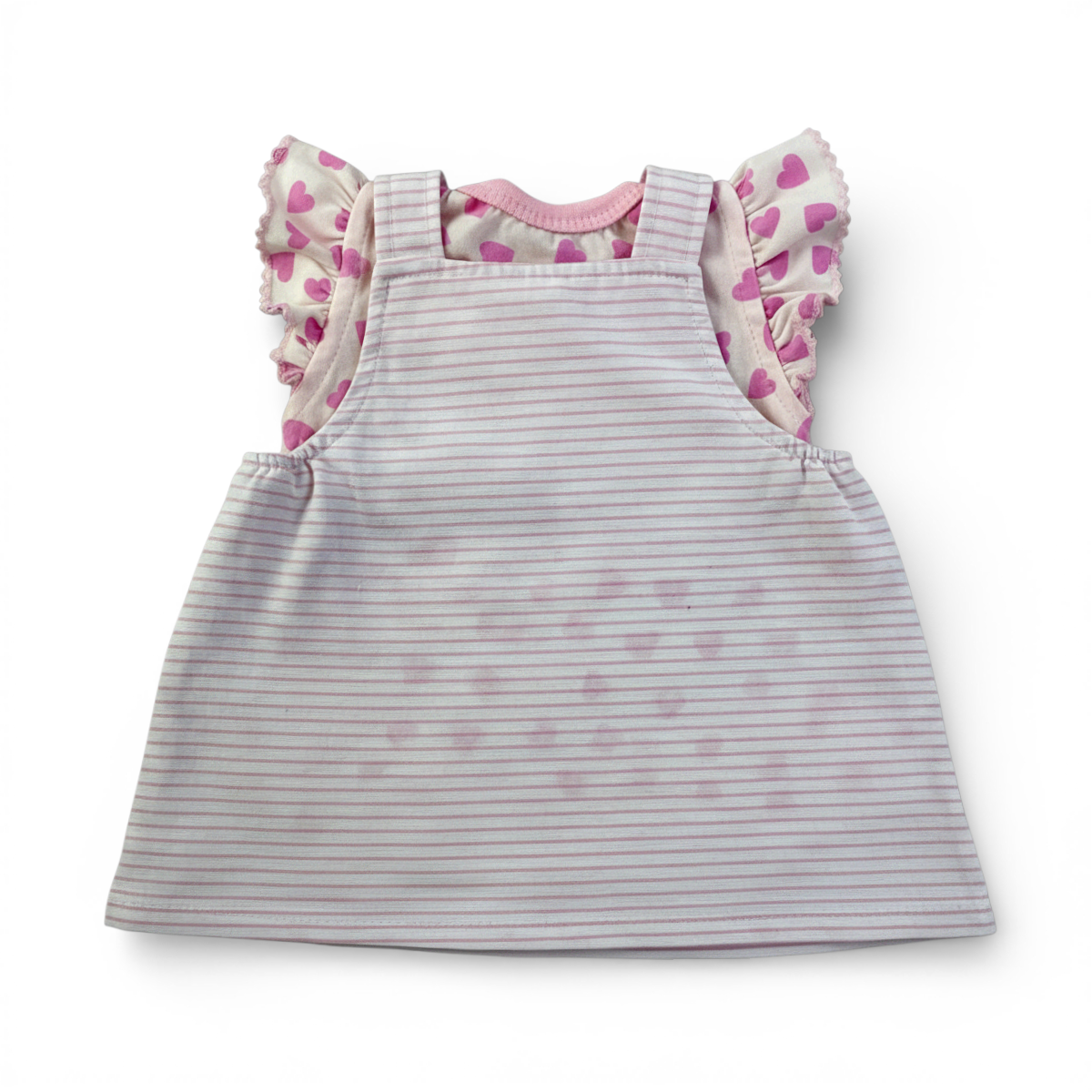 Vestido Infantil Brokinha Fadinha Listrado com Blusa