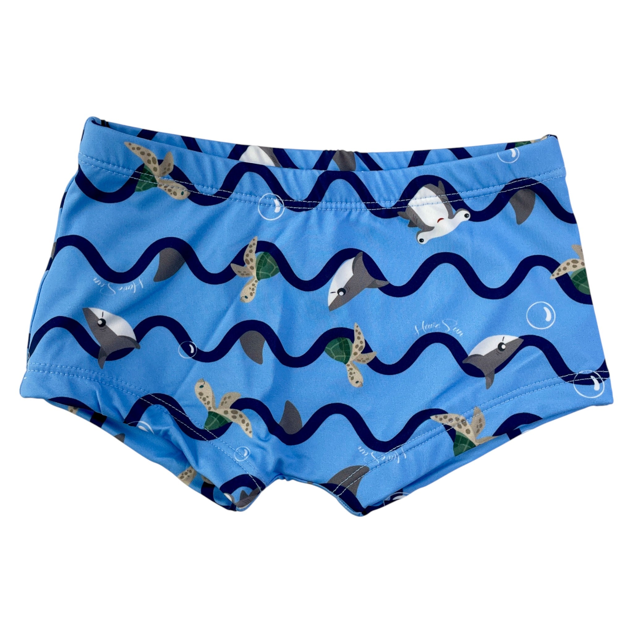 Conjunto Masculino Infantil Have Sun Raglan Estampado com Proteção UV