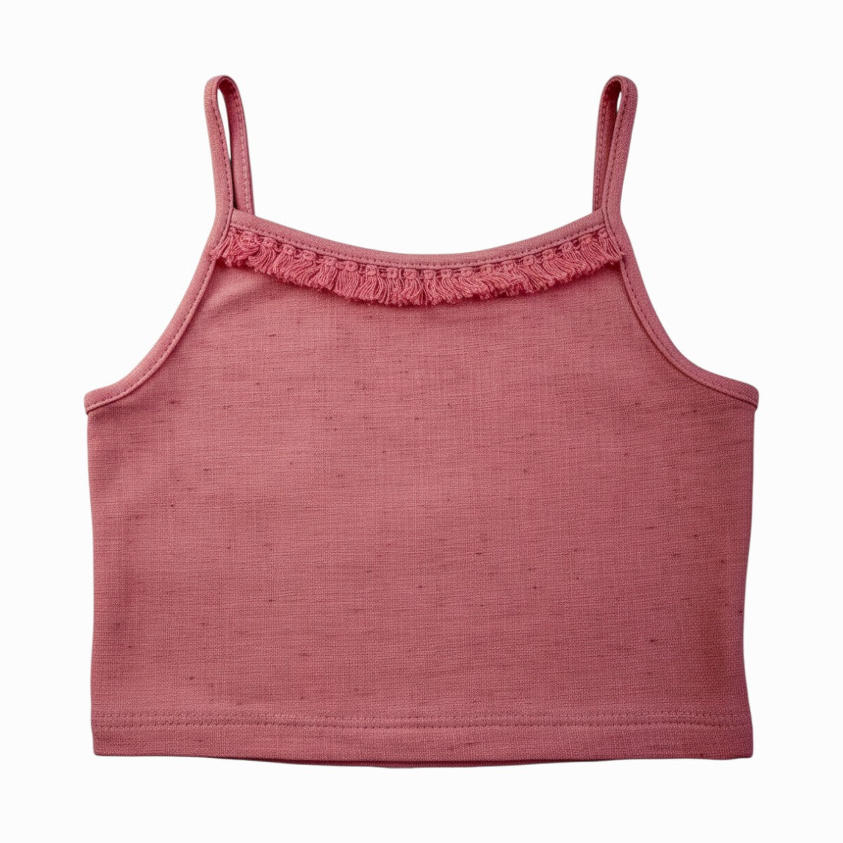 Conjunto Feminino Infantil Have Fun Natural em Malha Linho