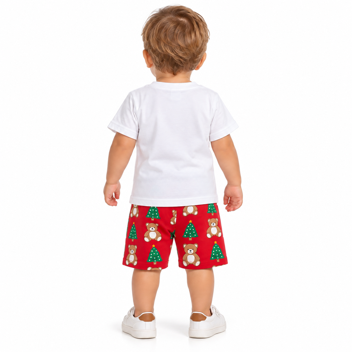Pijama Masculino Bebê Kyly Ursinho de Natal