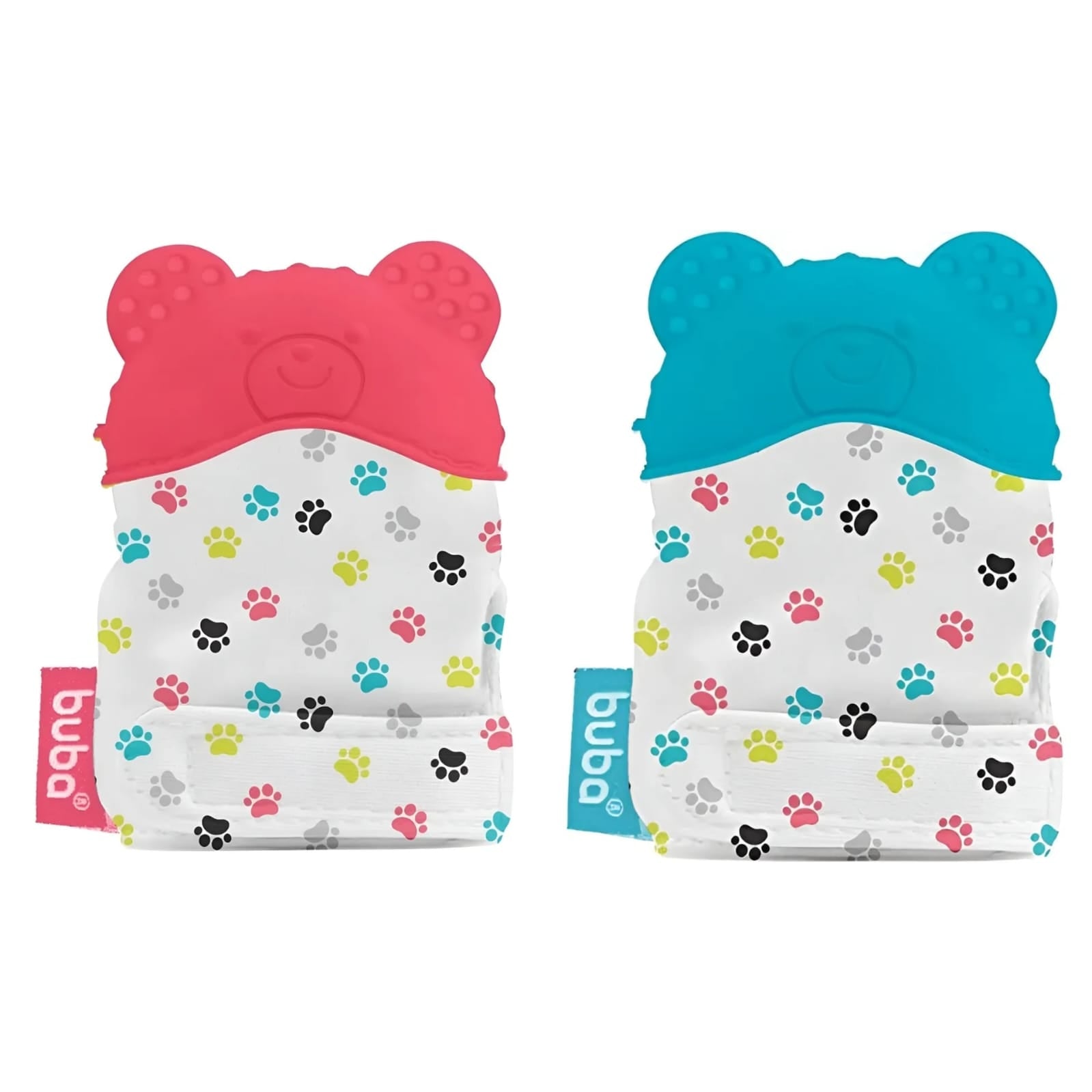 Luvinha Buba Mordedor Urso Bebê Alívio Gengiva Silicone