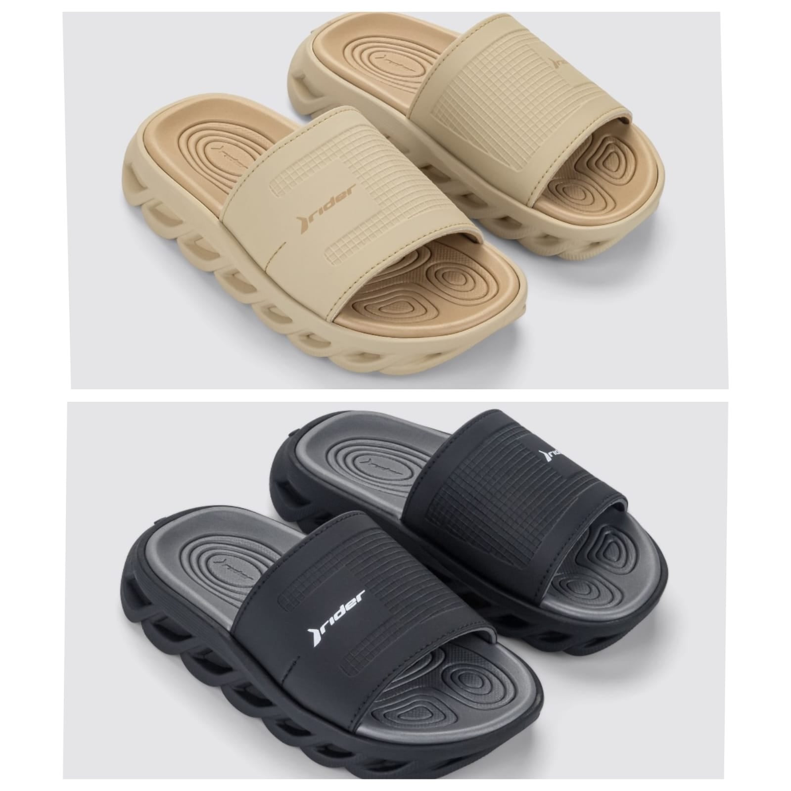 Chinelo Sandália Infantil Rider Power Slider Leve Moderno Macio Grendene