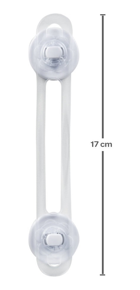 Kit 7 Travas Flexíveis Buba Portas e Gavetas Segurança Infantil