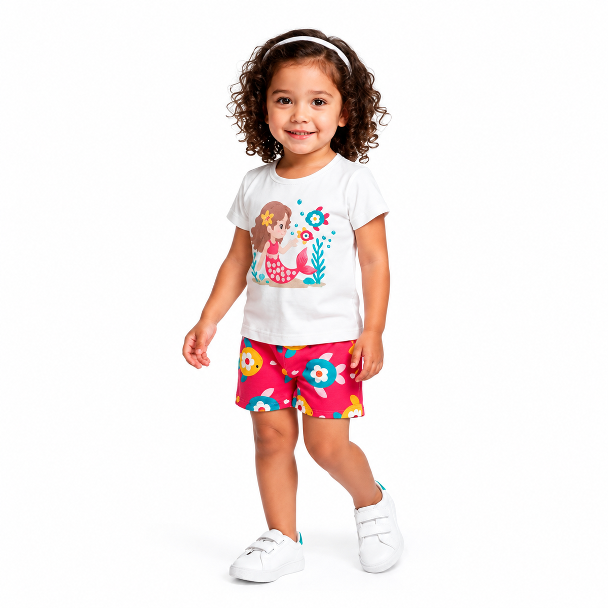 Conjuntos Infantil Menina Sereias Kyly Confortável