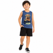 Conjunto Infantil Masculino Kyly Regata Estampada e Bermuda Confortável