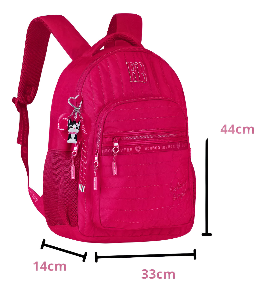 Kit Mochila Estojo Rebecca Bonbon Sweet Dream Escolar Menina
