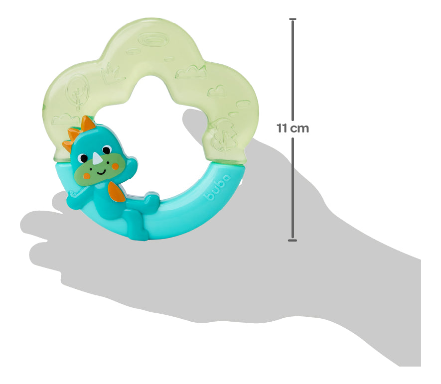 Mordedor com Água Buba Linha Zoo Personagens Alívio Gengiva 4 Meses+