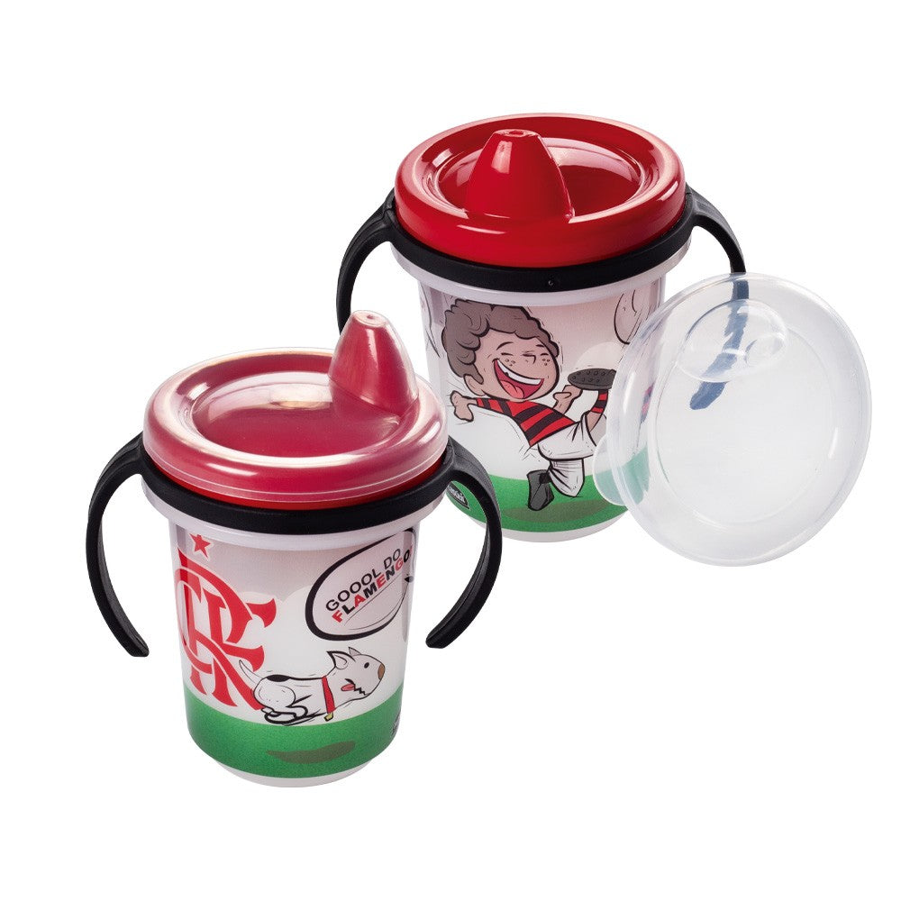 Caneca Plasutil Trio Flamengo Kids 330 Ml