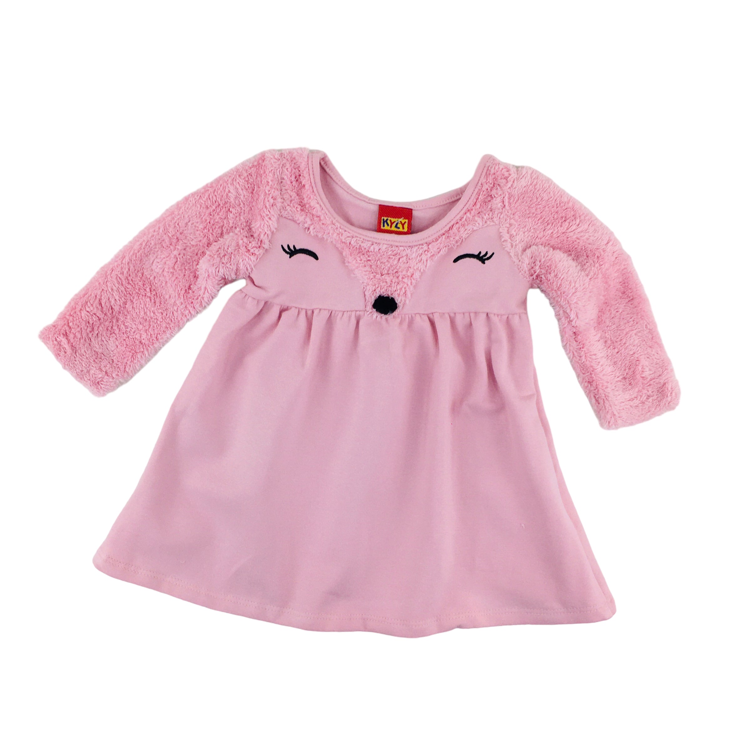 Vestido Manga Longa Kyly Raposa