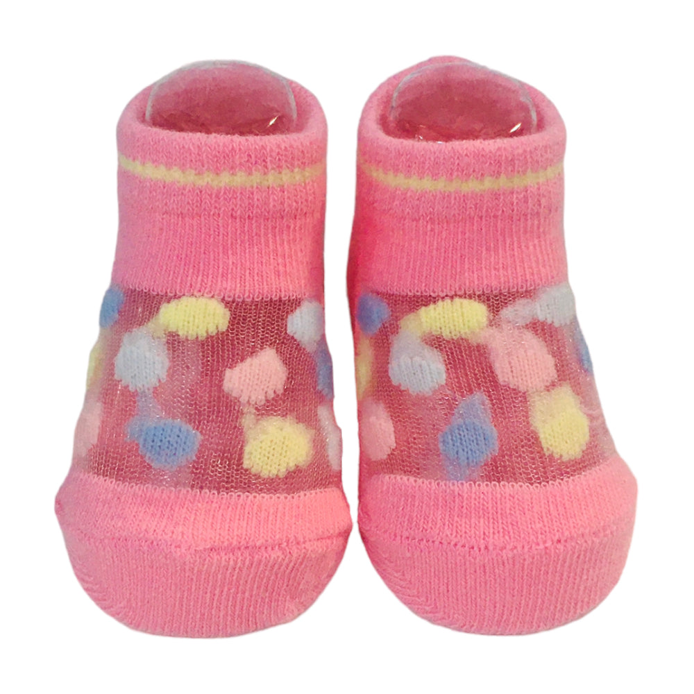 Kit Meia Feminina Pimpolho Poa E Urso Com 2 Pares Rn