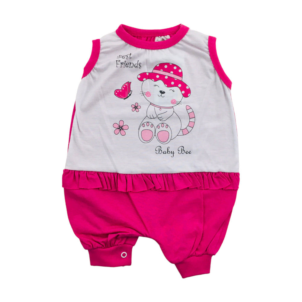 Macaquinho Feminino Baby Bee Gatinha Best Friends
