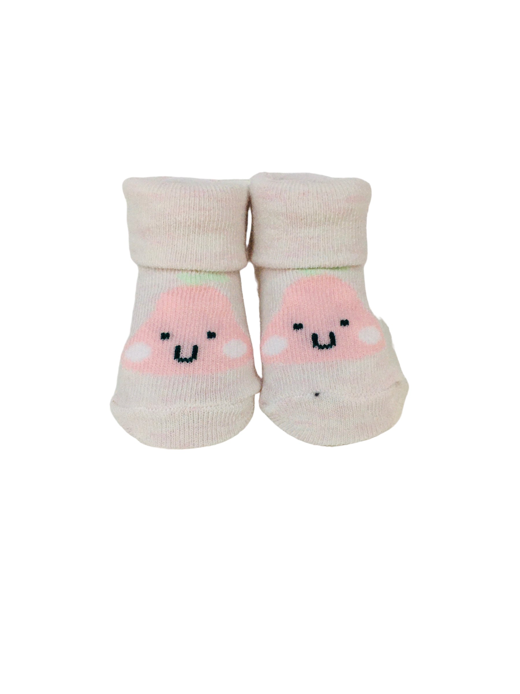 Kit Meia Feminina Pimpolho Laço E Péra Com 2 Pares Rn