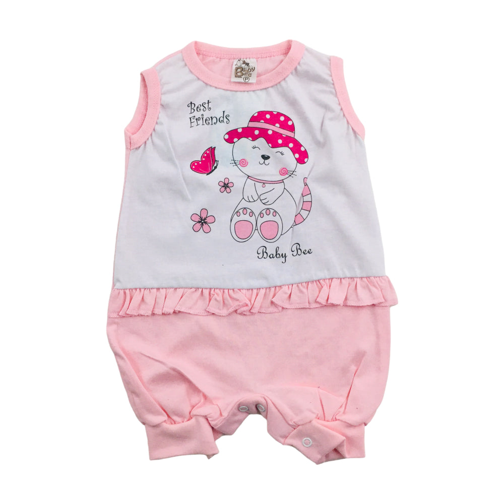 Macaquinho Feminino Baby Bee Gatinha Best Friends