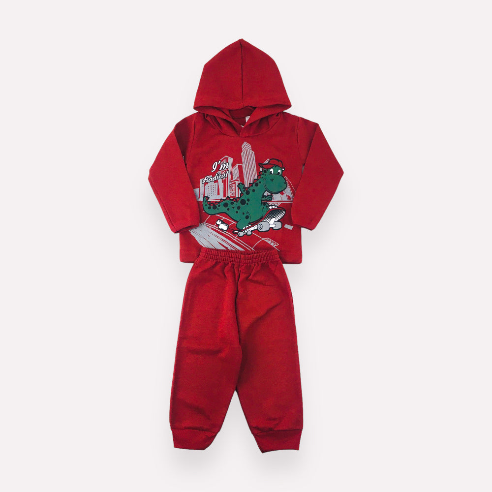 Conjunto Masculino Moleton Dino No Skate