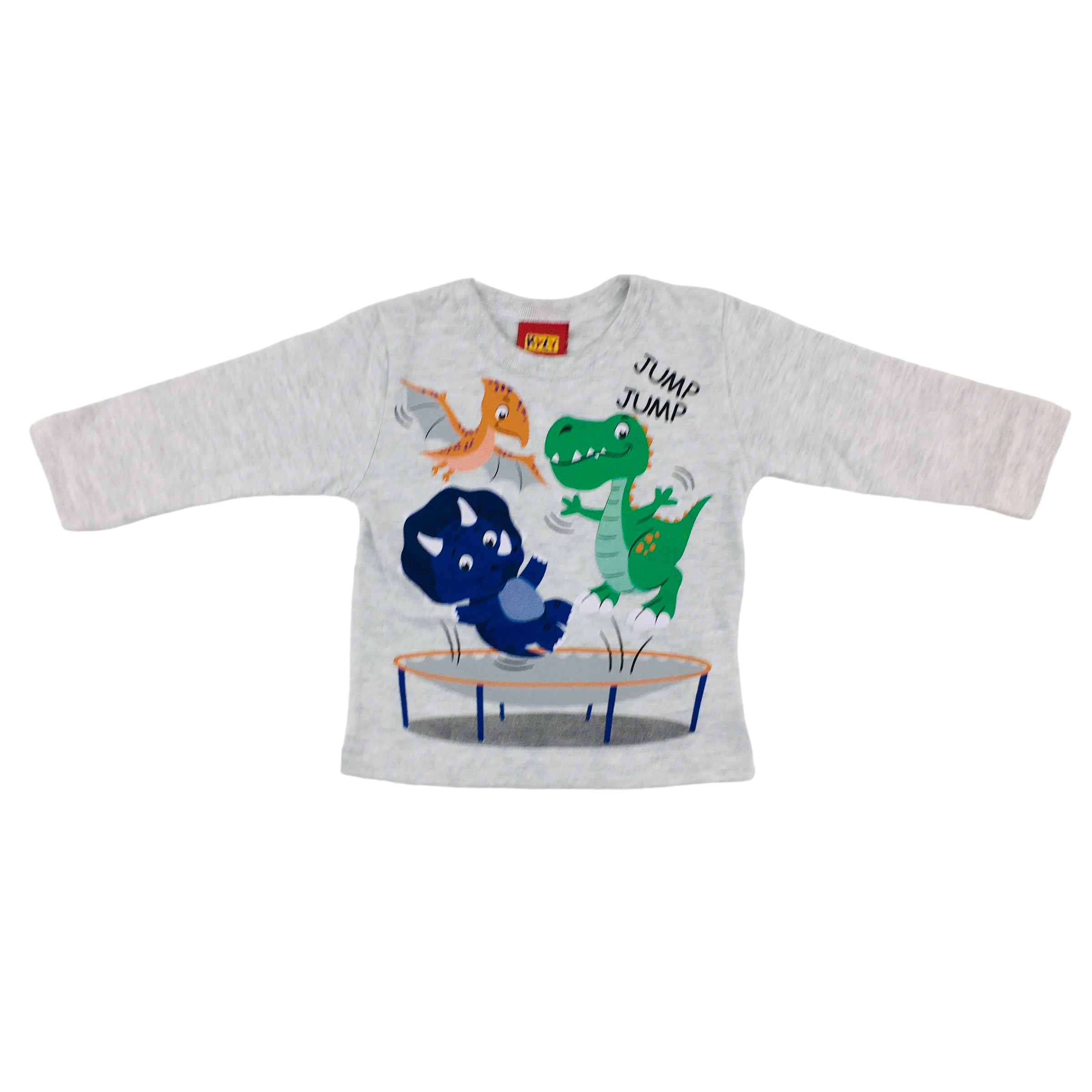 Camiseta Manga Longa Masculina Kyly Dinos Junp