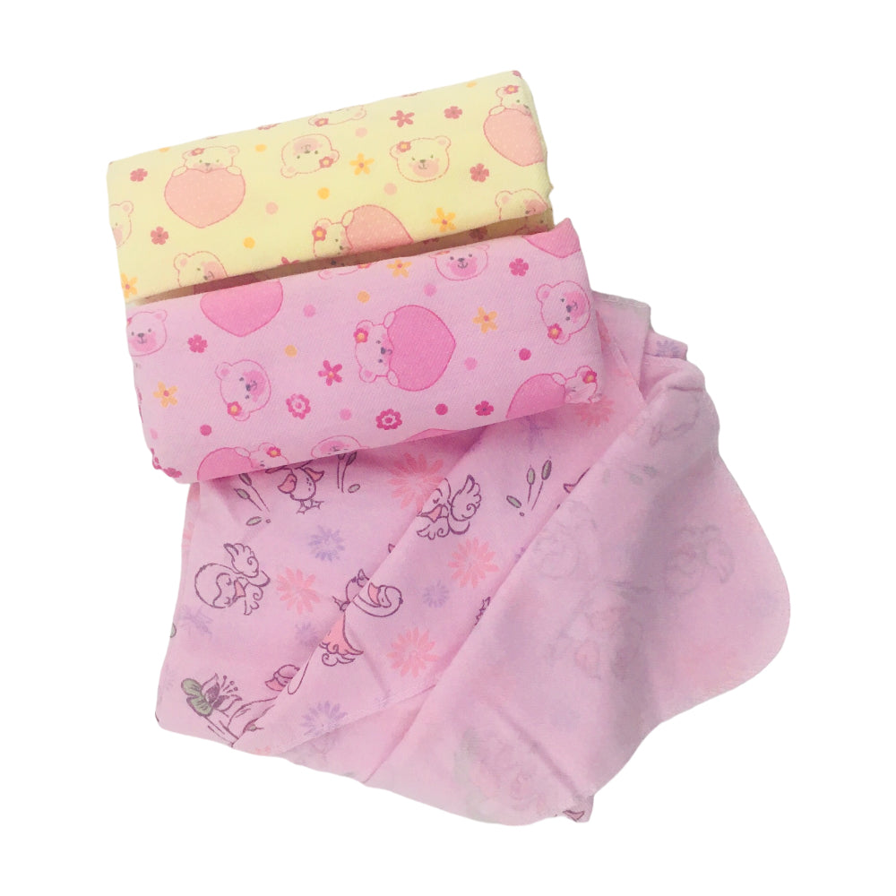 Cueiro Parapipi Estampado 3 Peças 1,00X80cm