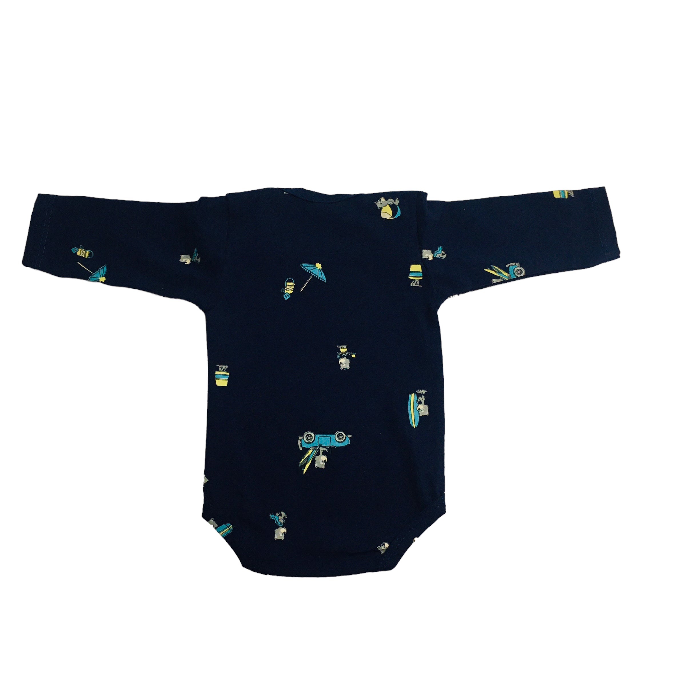 Body Manga Longa Gente Miuda Cotton
