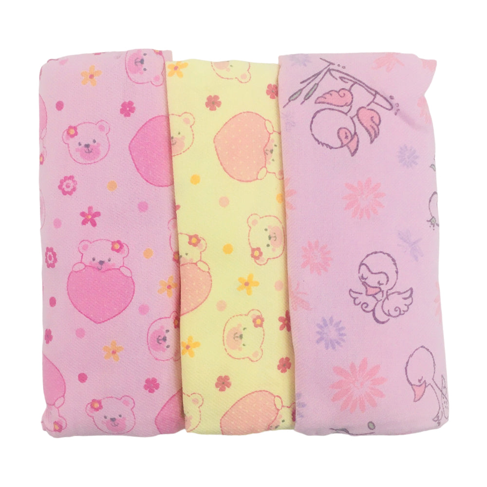 Cueiro Parapipi Estampado 3 Peças 1,00X80cm
