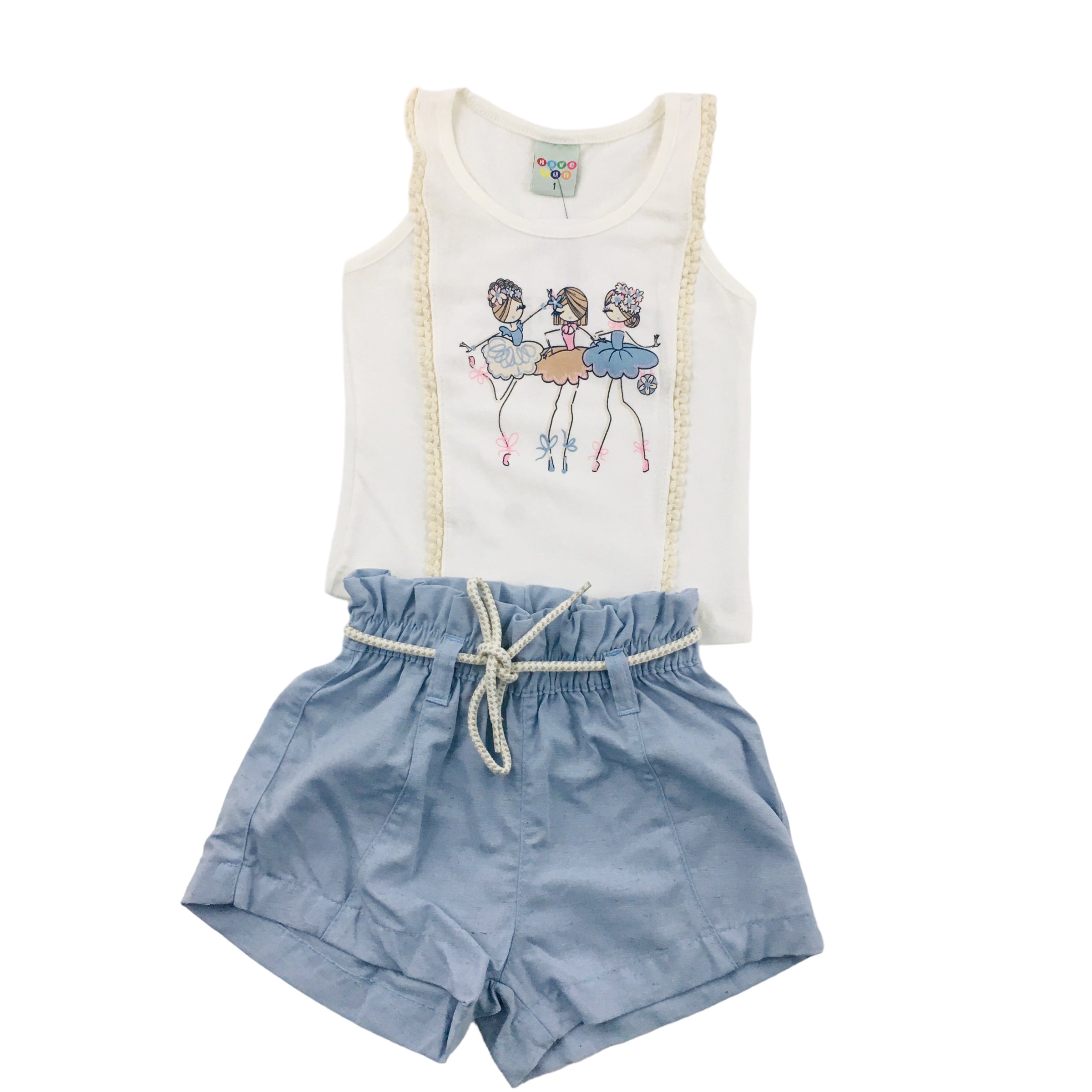 Conjunto Feminino Have Fun Bailarinas