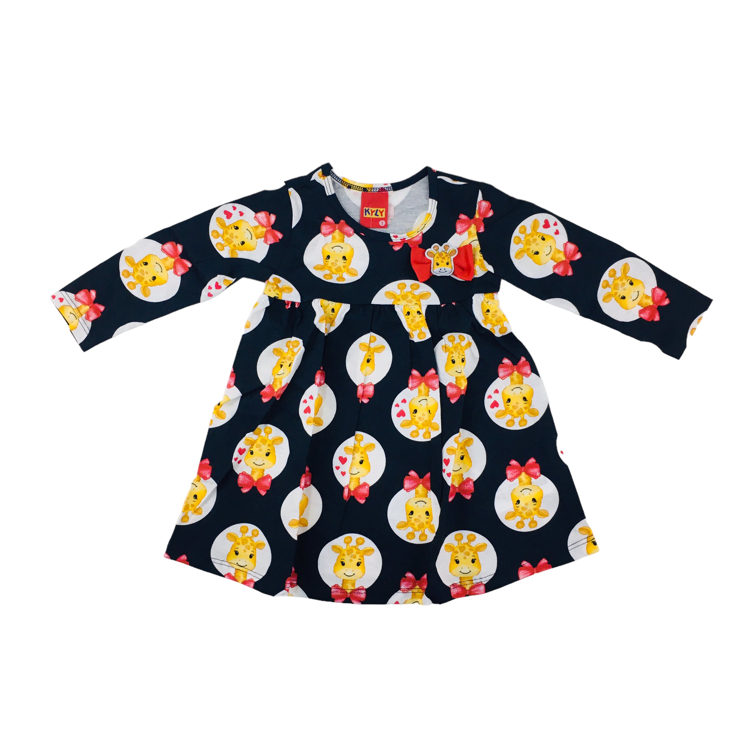 Vestido Manga Langa Kyly Girafas