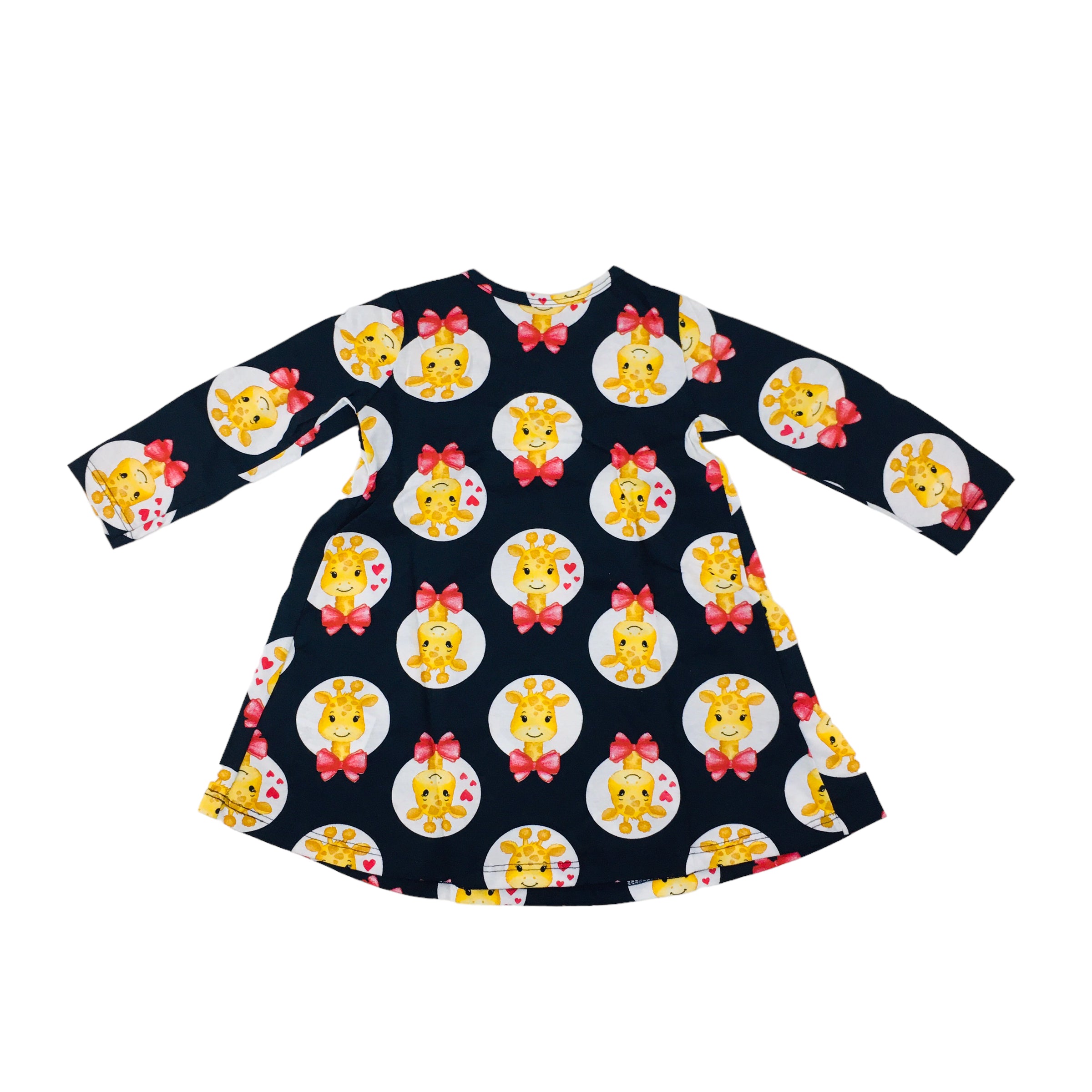 Vestido Manga Langa Kyly Girafas