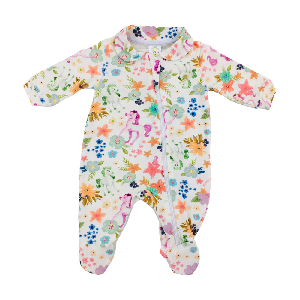 Macação Manga Longa Presente De Anjo Corsel Cotton