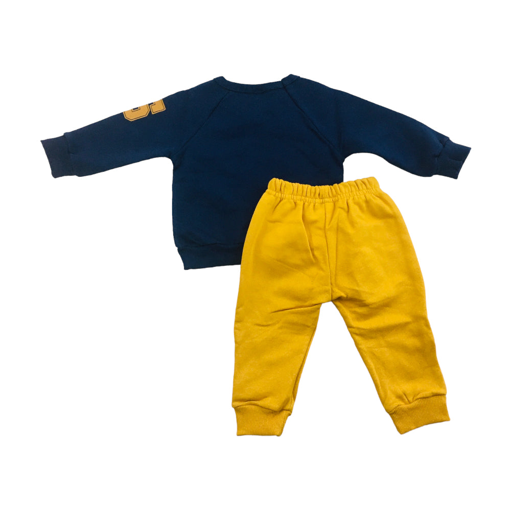 Conjunto Meia De Leite Bebe Masculino Baby Bear Champion