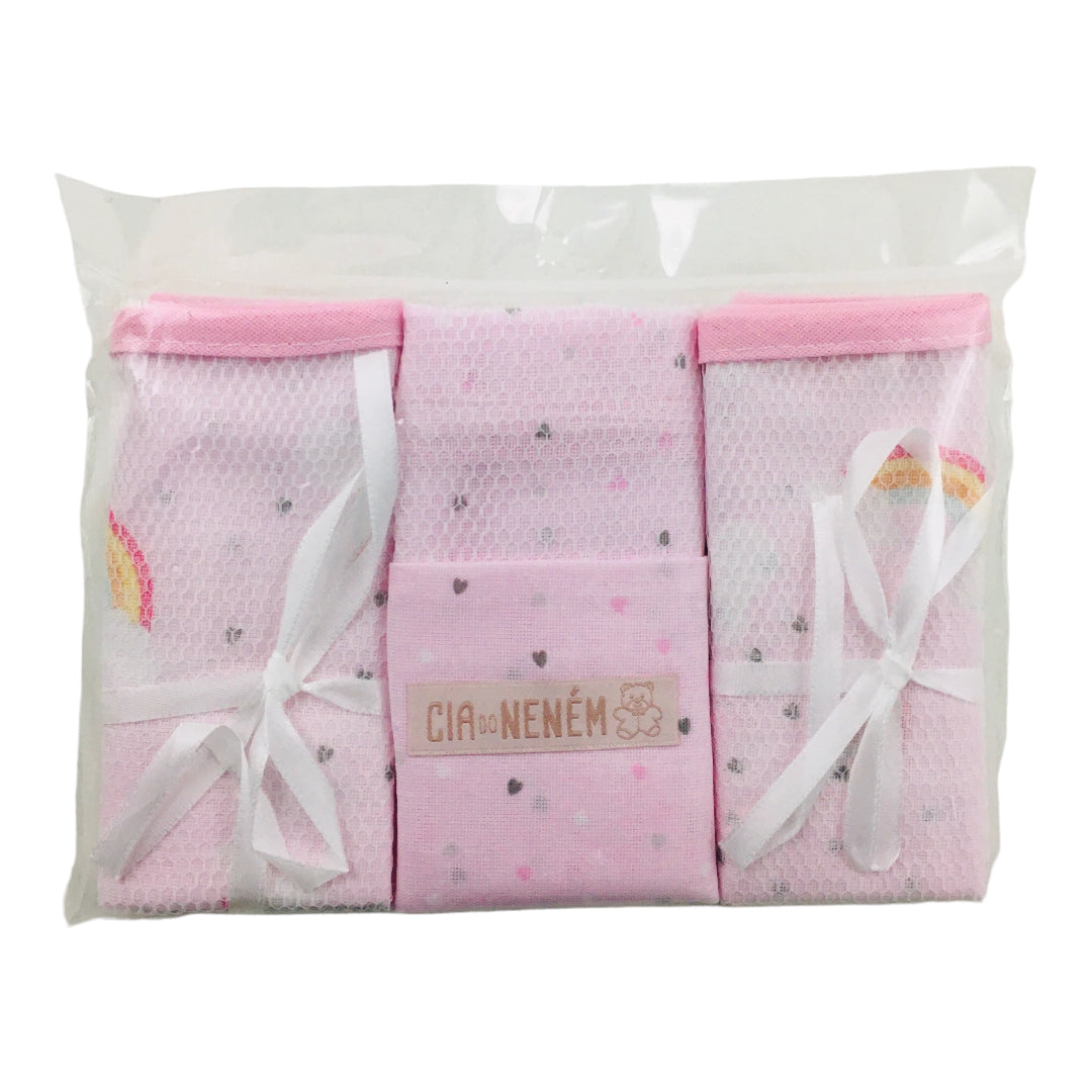 Kit Saquinho De Materinade Cia Do Nenem 3 Peças