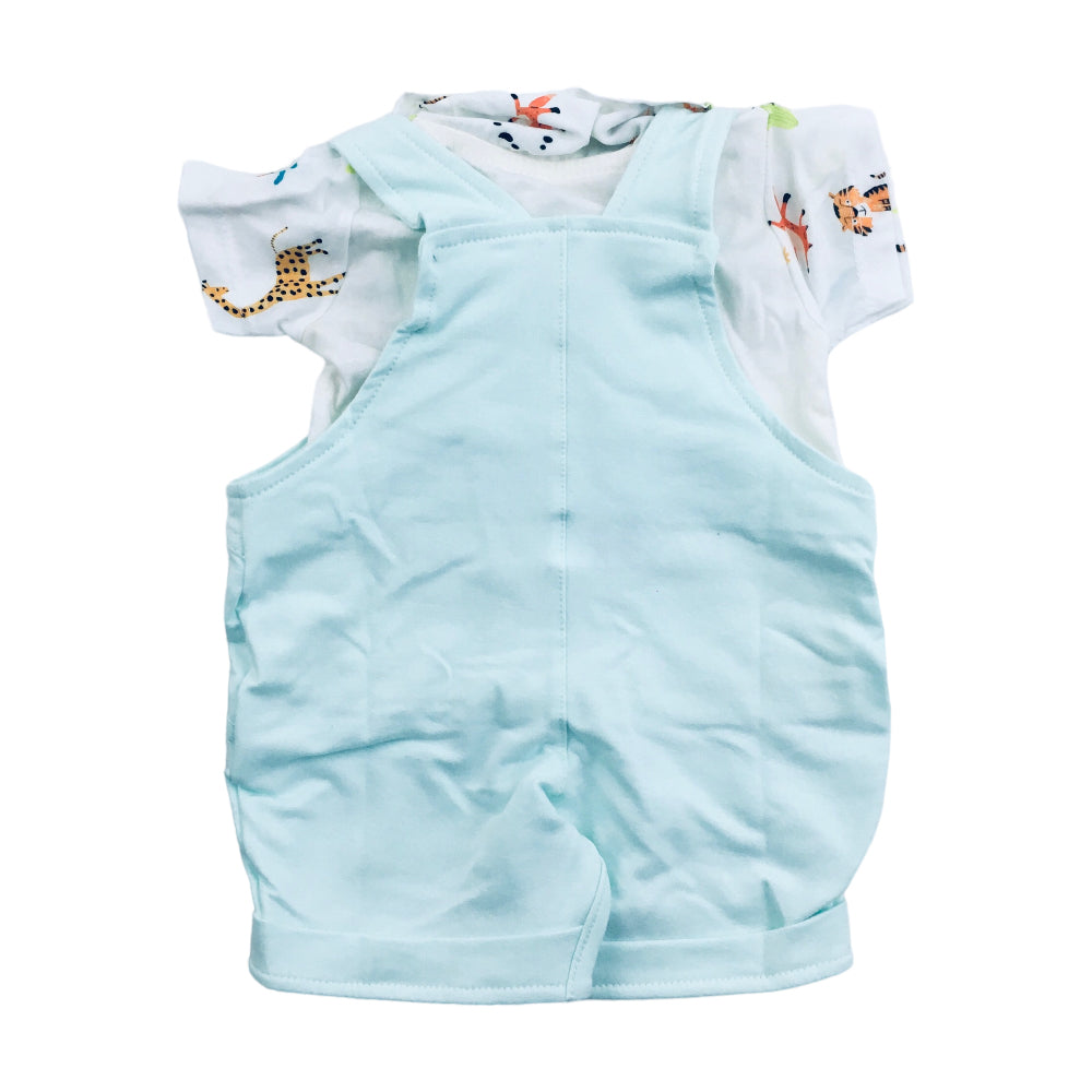 Jardineira Masculina Brokinha Com Blusa Safari
