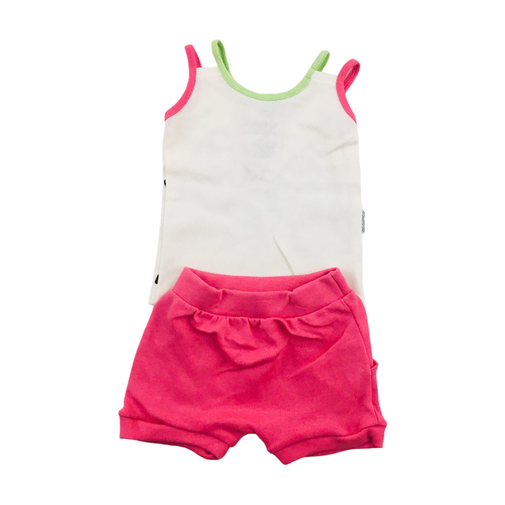 Conjunto Feminino Yuks Melancia Blusa Alcinha E Short