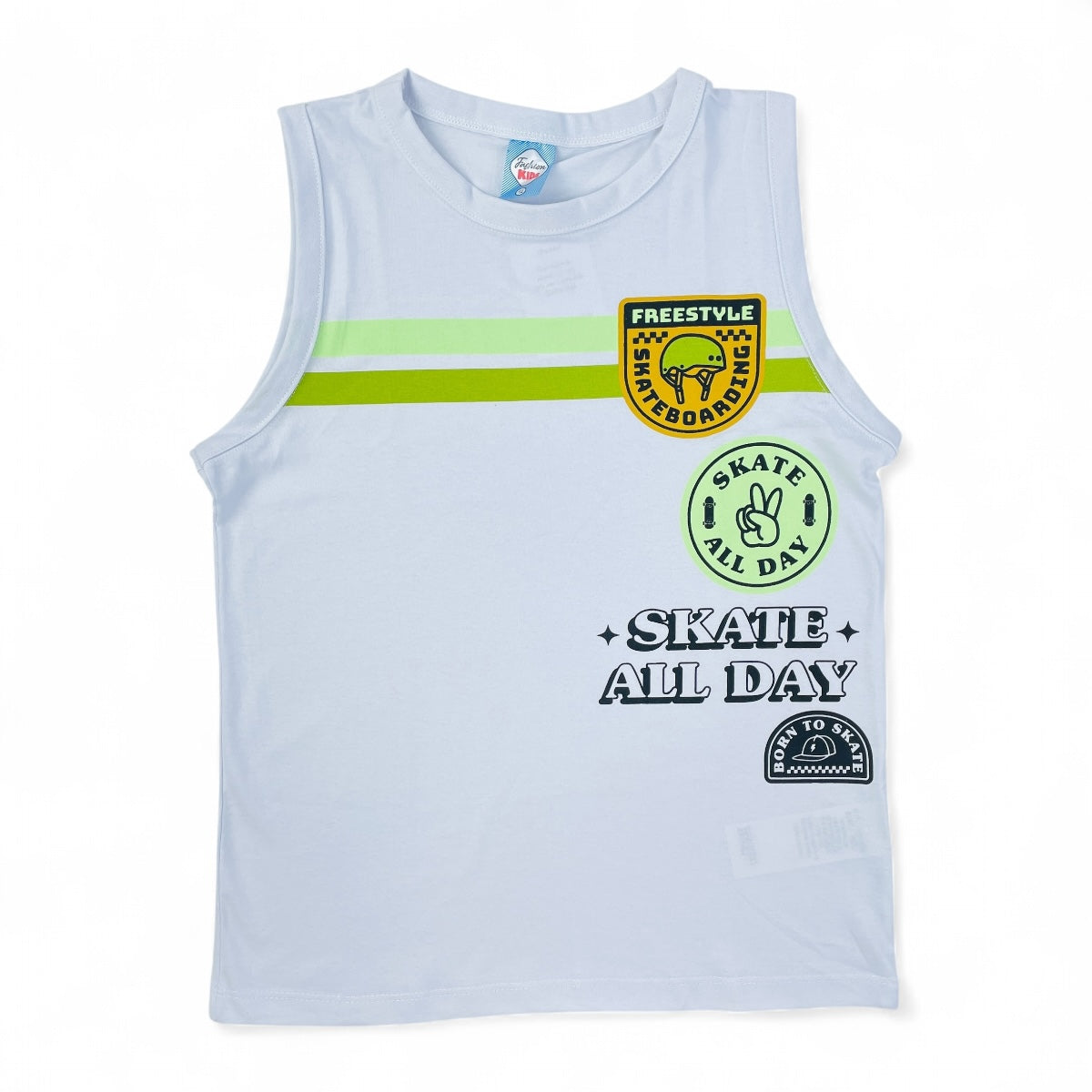 Regata Fashion Kids Juvenil Masculina Em Malha