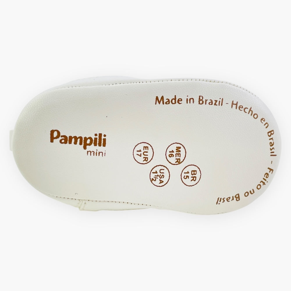 Tênis Pampili Mini Nina Flor de Strass