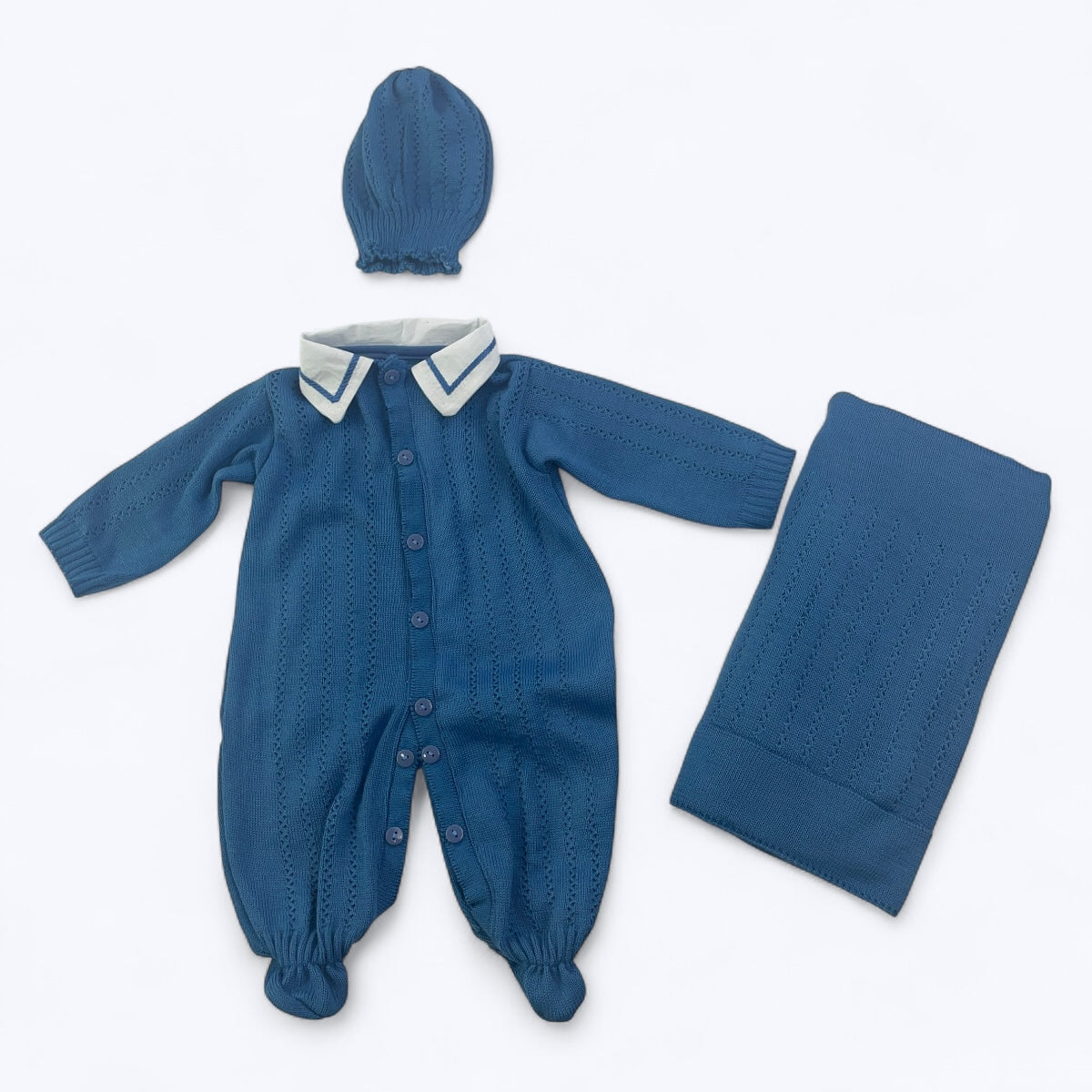 Saida De Maternidade Djiele Tricot Unissex Chique 3 Peças