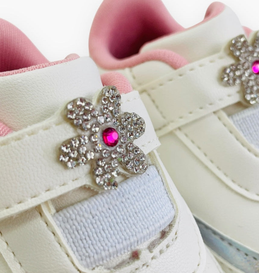 Tênis Pampili Mini Nina Flor De Strass